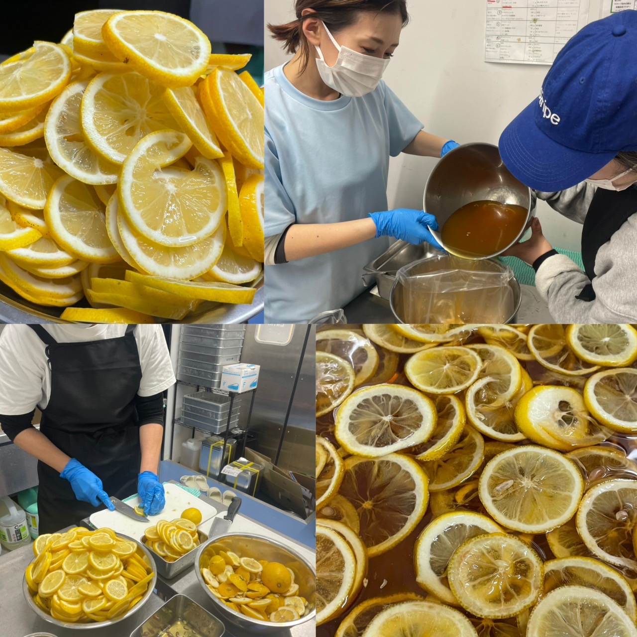 🍋シロップ作り